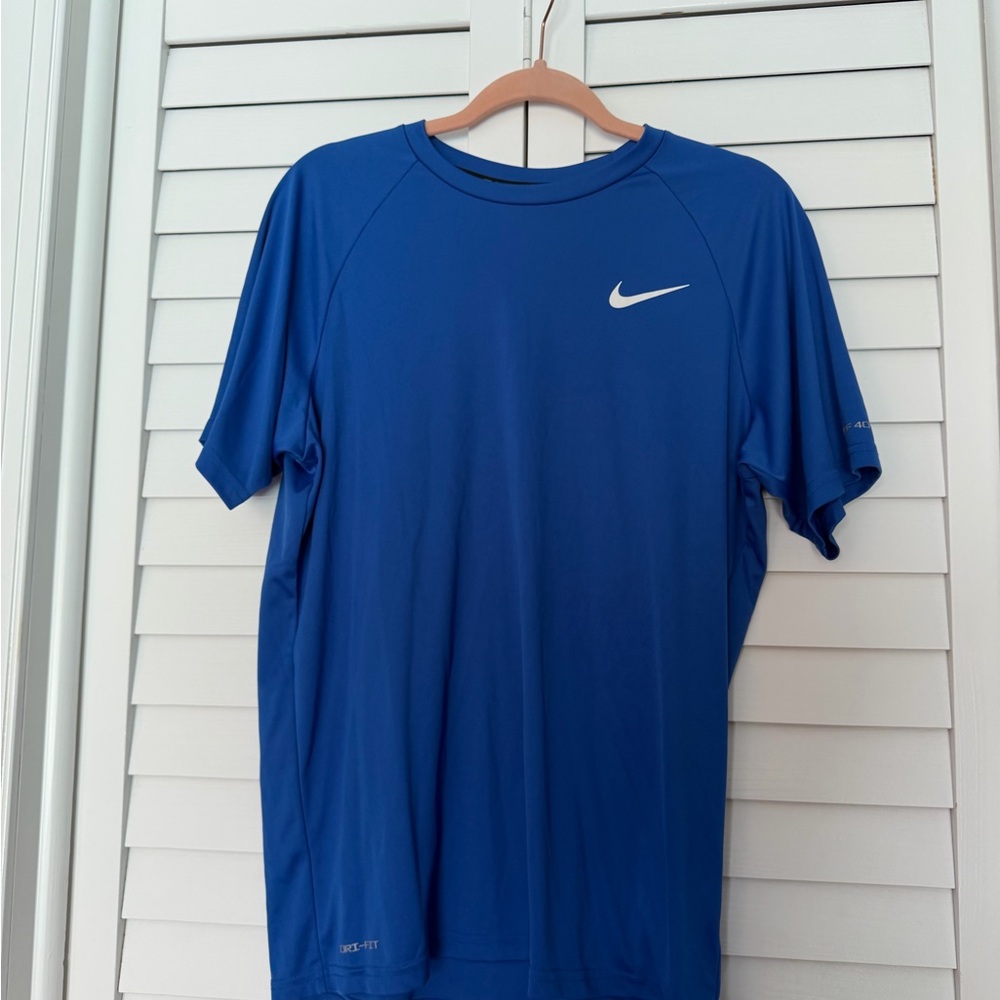 Nike Men's Short Sleeve Athletic Tee - Royal Blue